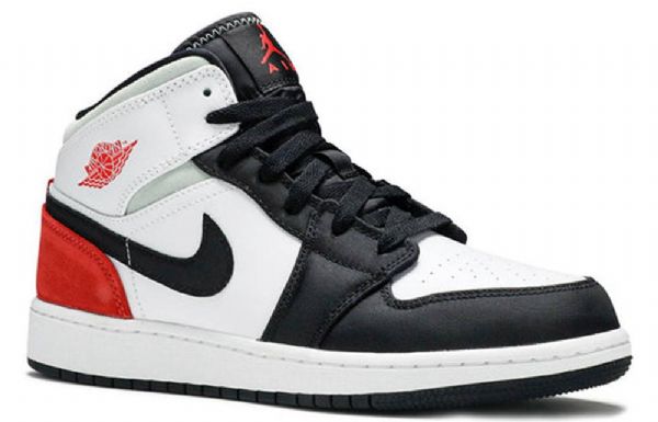 Nike Air Jordan 1 Mid Tops Gs Retro Basketbalové Boty Pro Muže Červený Mint