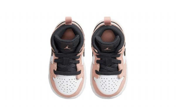 Nike Air Jordan 1 Mid Tops Gt Retro Basketbalové Boty Pro Děti Růžové