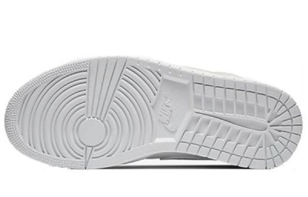 Nike Air Jordan 1 Mid Tops Patent Retro Basketbalové Boty Pro Ženy Bílé