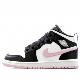 Nike Air Jordan 1 Mid Tops Ps Retro Basketbalové Boty Pro Muže Bílá Světle Růžová