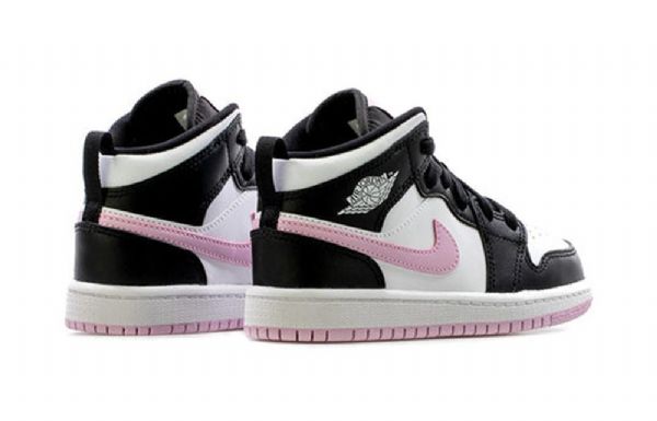 Nike Air Jordan 1 Mid Tops Ps Retro Basketbalové Boty Pro Muže Bílá Světle Růžová