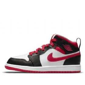 Nike Air Jordan 1 Mid Tops Ps Retro Basketbalové Boty Pro Muže Bílé
