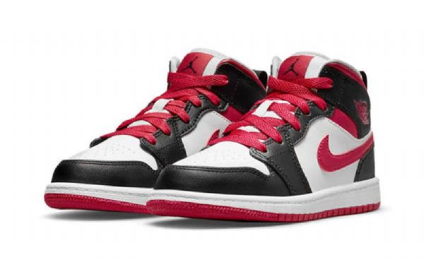 Nike Air Jordan 1 Mid Tops Ps Retro Basketbalové Boty Pro Muže Bílé
