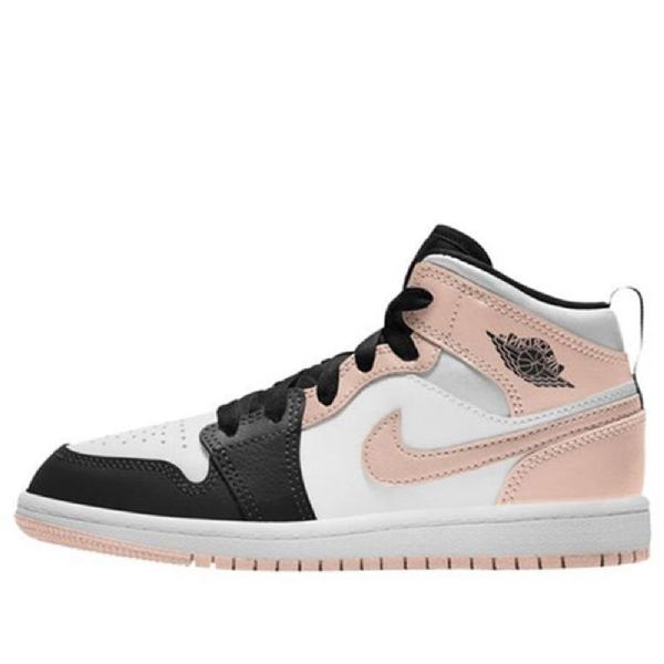 Nike Air Jordan 1 Mid Tops Ps Retro Basketbalové Boty Pro Muže Černá Coral