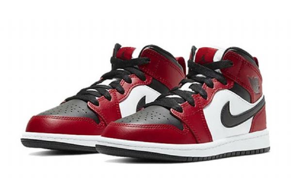 Nike Air Jordan 1 Mid Tops Ps Retro Basketbalové Boty Pro Muže Černé