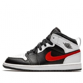 Nike Air Jordan 1 Mid Tops Ps Retro Basketbalové Boty Pro Muže Červené