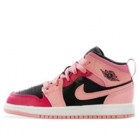 Nike Air Jordan 1 Mid Tops Ps Retro Basketbalové Boty Pro Muže Coral