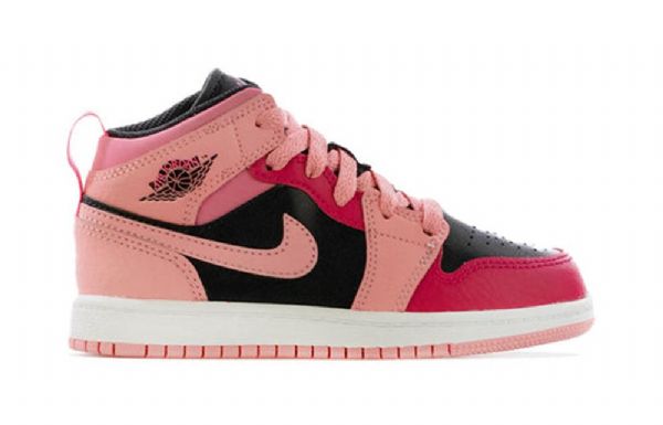 Nike Air Jordan 1 Mid Tops Ps Retro Basketbalové Boty Pro Muže Coral