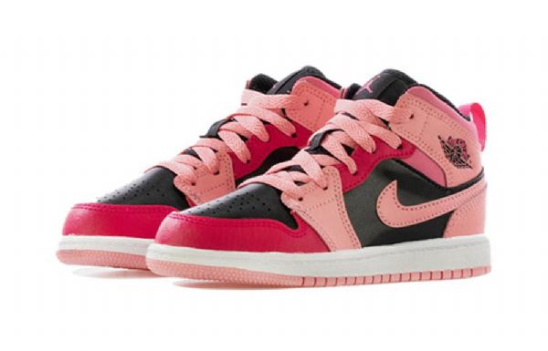 Nike Air Jordan 1 Mid Tops Ps Retro Basketbalové Boty Pro Muže Coral