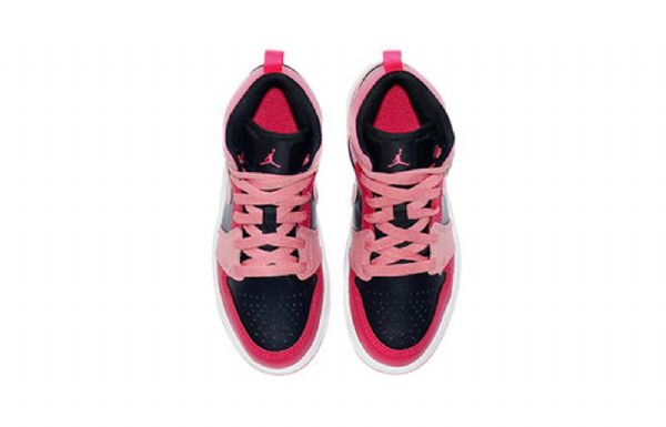 Nike Air Jordan 1 Mid Tops Ps Retro Basketbalové Boty Pro Muže Coral