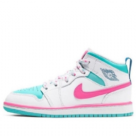 Nike Air Jordan 1 Mid Tops Ps Retro Basketbalové Boty Pro Muže Růžové