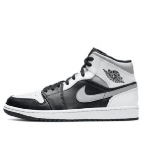 Nike Air Jordan 1 Mid Tops Retro Basketbalové Boty Pro Muže Bílé