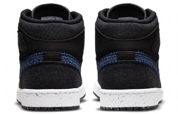 Nike Air Jordan 1 Mid Tops Retro Basketbalové Boty Pro Muže Černé