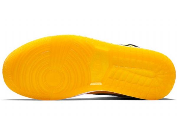 Nike Air Jordan 1 Mid Tops Retro Basketbalové Boty Pro Muže Černé Zlato