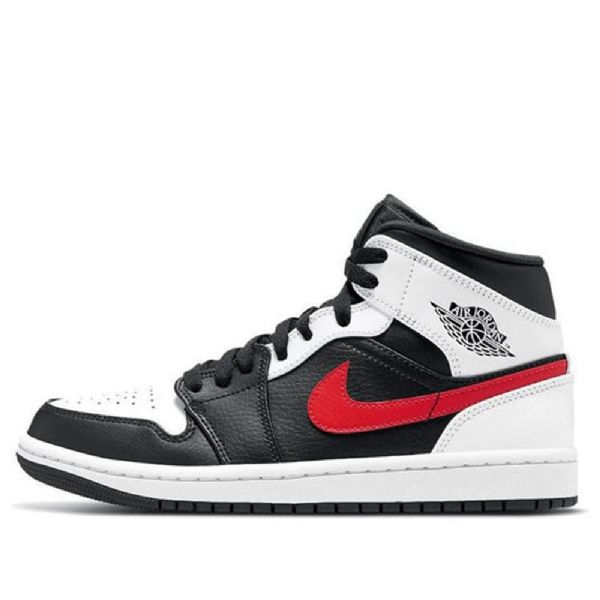 Nike Air Jordan 1 Mid Tops Retro Basketbalové Boty Pro Muže Červené