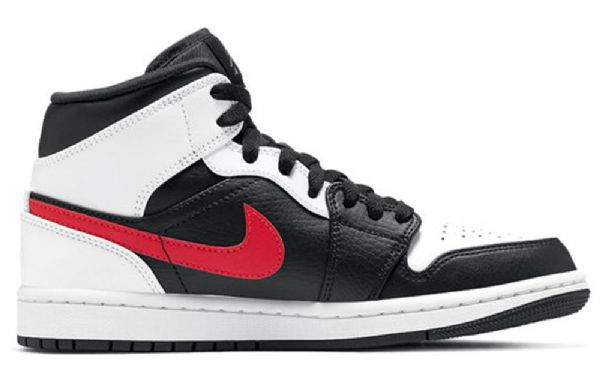 Nike Air Jordan 1 Mid Tops Retro Basketbalové Boty Pro Muže Červené