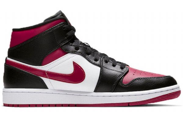 Nike Air Jordan 1 Mid Tops Retro Basketbalové Boty Pro Muže Červené