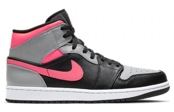 Nike Air Jordan 1 Mid Tops Retro Basketbalové Boty Pro Muže Růžové