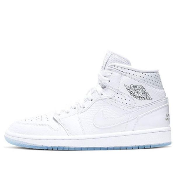 Nike Air Jordan 1 Mid Tops Retro Basketbalové Boty Pro Ženy Bílé
