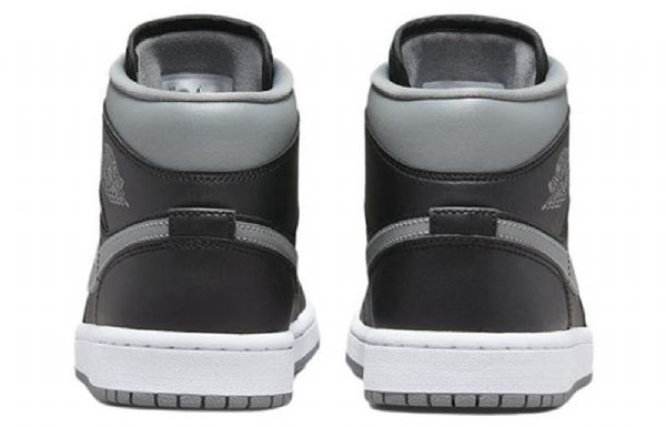 Nike Air Jordan 1 Mid Tops Retro Basketbalové Boty Pro Ženy Černá Šedá