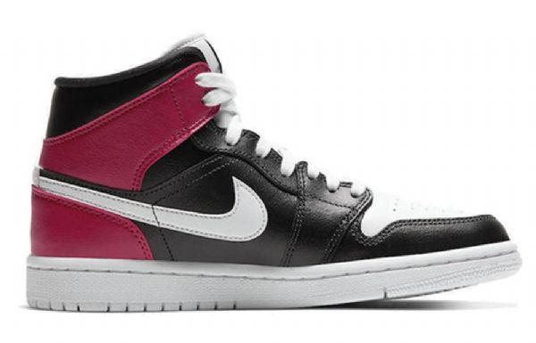 Nike Air Jordan 1 Mid Tops Retro Basketbalové Boty Pro Ženy Červené