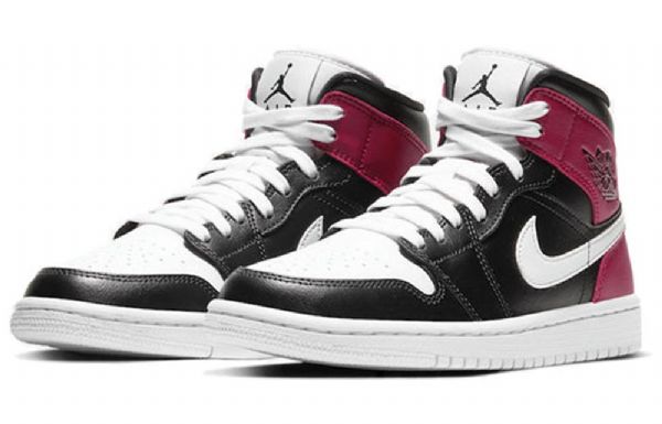 Nike Air Jordan 1 Mid Tops Retro Basketbalové Boty Pro Ženy Červené