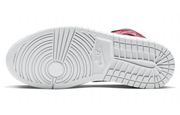 Nike Air Jordan 1 Mid Tops Retro Basketbalové Boty Pro Ženy Červené