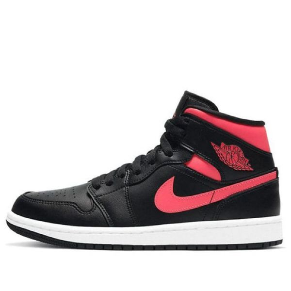 Nike Air Jordan 1 Mid Tops Retro Basketbalové Boty Pro Ženy Červené