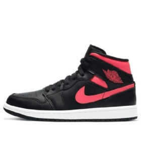 Nike Air Jordan 1 Mid Tops Retro Basketbalové Boty Pro Ženy Červené