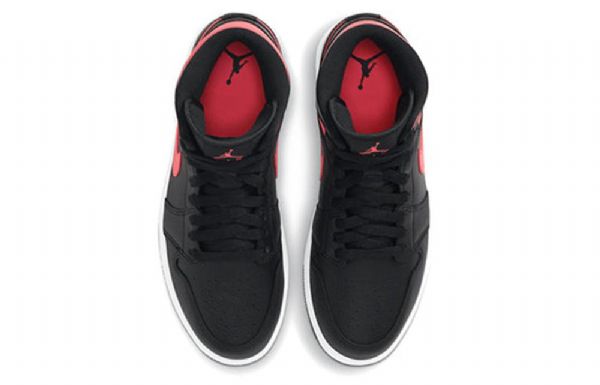 Nike Air Jordan 1 Mid Tops Retro Basketbalové Boty Pro Ženy Červené