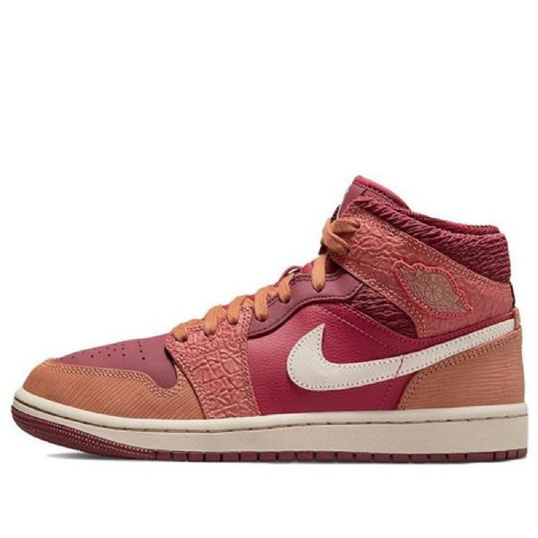 Nike Air Jordan 1 Mid Tops Retro Basketbalové Boty Pro Ženy Coral