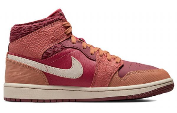 Nike Air Jordan 1 Mid Tops Retro Basketbalové Boty Pro Ženy Coral