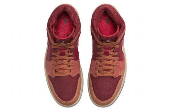 Nike Air Jordan 1 Mid Tops Retro Basketbalové Boty Pro Ženy Coral