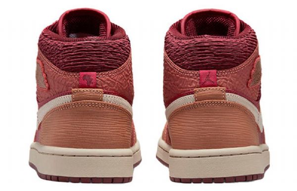 Nike Air Jordan 1 Mid Tops Retro Basketbalové Boty Pro Ženy Coral