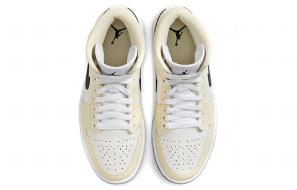 Nike Air Jordan 1 Mid Tops Retro Basketbalové Boty Pro Ženy Khaki