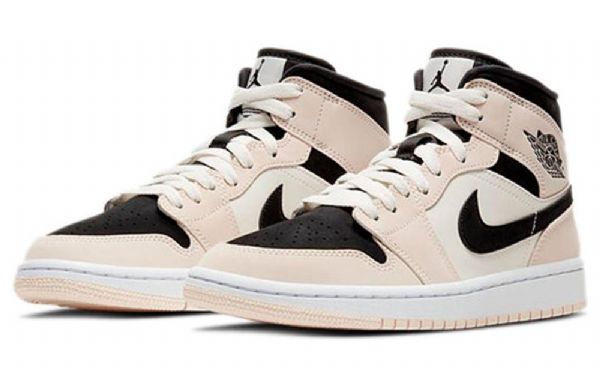Nike Air Jordan 1 Mid Tops Retro Basketbalové Boty Pro Ženy Oranžová