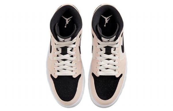 Nike Air Jordan 1 Mid Tops Retro Basketbalové Boty Pro Ženy Oranžová