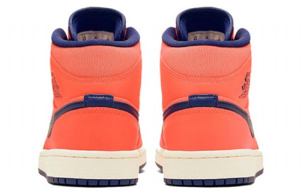 Nike Air Jordan 1 Mid Tops Retro Basketbalové Boty Pro Ženy Oranžová