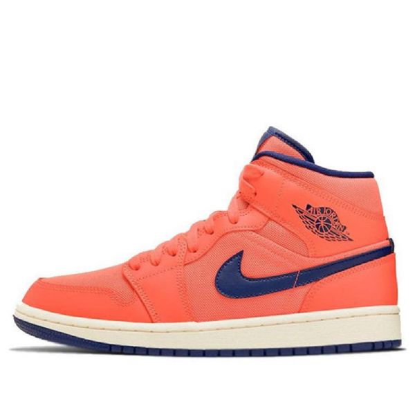 Nike Air Jordan 1 Mid Tops Retro Basketbalové Boty Pro Ženy Oranžová