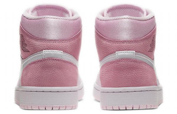 Nike Air Jordan 1 Mid Tops Retro Basketbalové Boty Pro Ženy Růžové