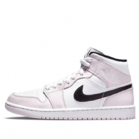 Nike Air Jordan 1 Mid Tops Retro Basketbalové Boty Pro Ženy Růžové