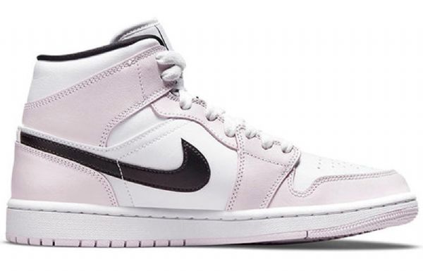Nike Air Jordan 1 Mid Tops Retro Basketbalové Boty Pro Ženy Růžové