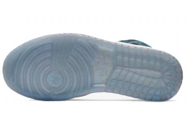 Nike Air Jordan 1 Mid Tops Retro Basketbalové Boty Pro Ženy V Tyrkysové Barvě
