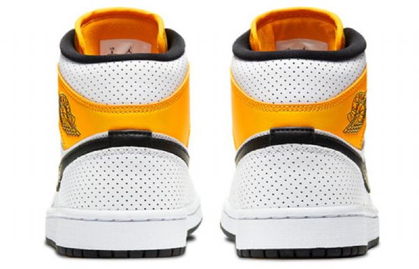 Nike Air Jordan 1 Mid Tops Retro Basketbalové Boty Pro Ženy Z Bílého Zlata
