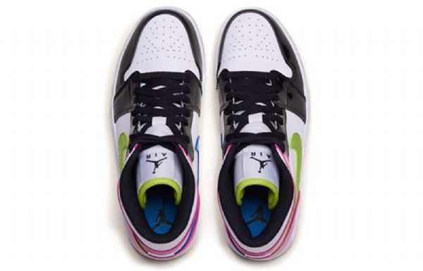 Nike Air Jordan 1 Mid Tops Se Retro Basketbalové Boty Pro Muže Černá Bílý Fuchsia