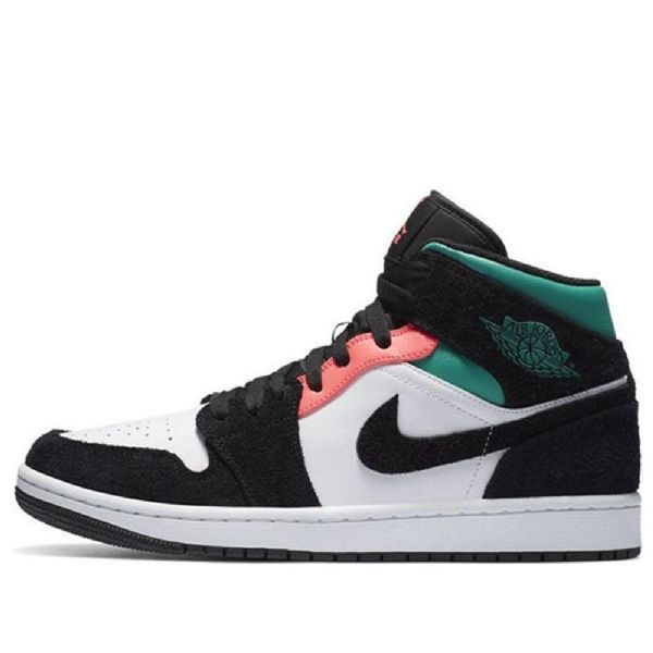 Nike Air Jordan 1 Mid Tops Se Retro Basketbalové Boty Pro Muže Černé