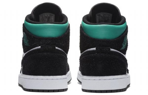Nike Air Jordan 1 Mid Tops Se Retro Basketbalové Boty Pro Muže Černé