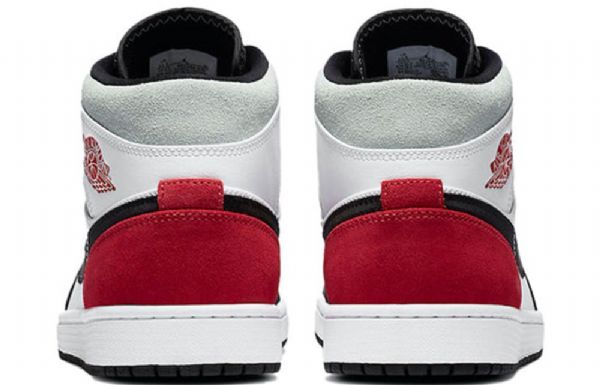 Nike Air Jordan 1 Mid Tops Se Retro Basketbalové Boty Pro Muže Červený Černá