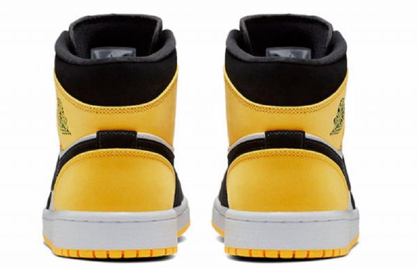 Nike Air Jordan 1 Mid Tops Se Retro Basketbalové Boty Pro Muže Žluté