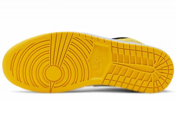 Nike Air Jordan 1 Mid Tops Se Retro Basketbalové Boty Pro Muže Žluté